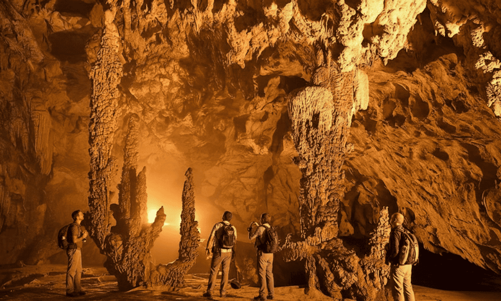 Nguom Ngao Cave was officially recognized as part of the global geopark network in 2018